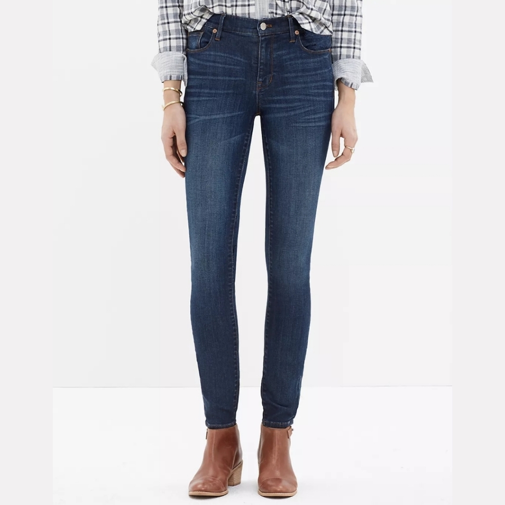 MADEWELL 9" High Riser Skinny Jean Atlantic Size 25
